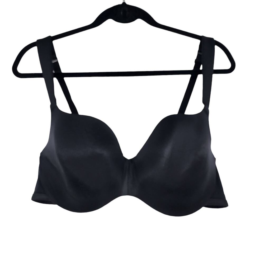 Cacique Black Adjustable Straps Back Full Coverage Underwire Bra Size 42C